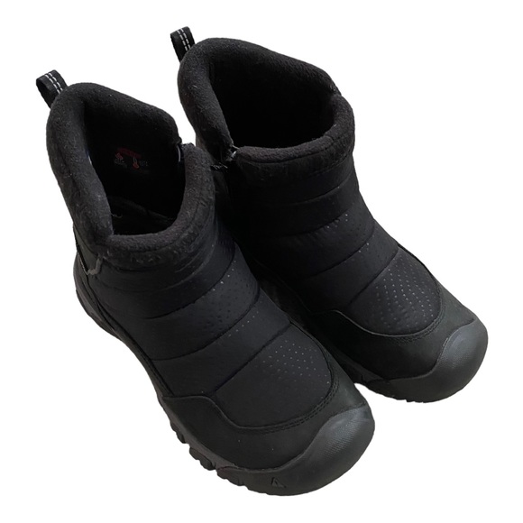 Keen Black Waterproof Snow Winter Womens Hoodoo III Low Zip Boot SIZE 7 - Picture 10 of 12